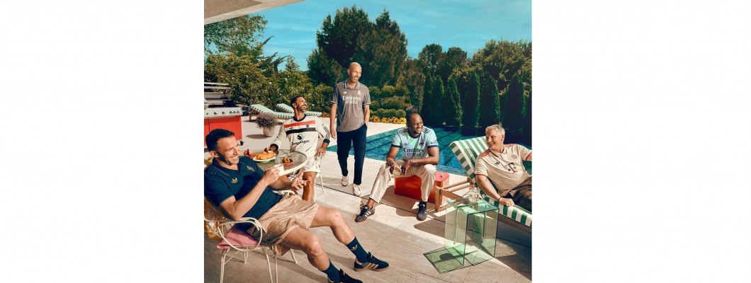 Cinq joueurs légendaires font la promotion d'Adidas