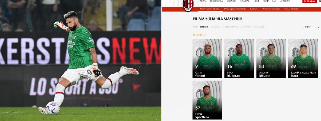 Giroud devient le gardien de première ligne de Milan !