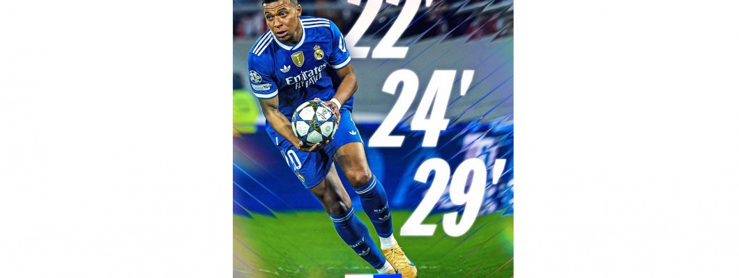 Kylian Mbappé était inarrêtable, signant un triplé parfait.