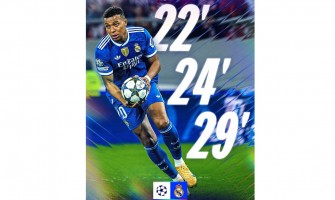 Kylian Mbappé était inarrêtable, signant un triplé parfait.