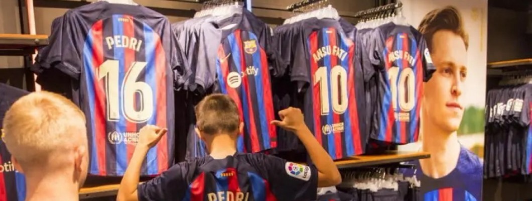 Le bon début des ventes de maillots du Barça augmente