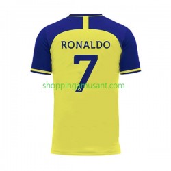 Maillot de Foot Al-Nassr Ronaldo 7 Homme Domicile 2022-2023 Manche Courte