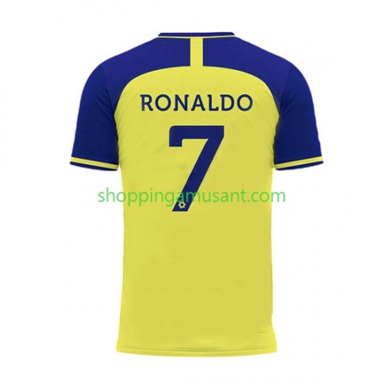 Maillot de Foot Al-Nassr Ronaldo 7 Homme Domicile 2022-2023 Manche Courte