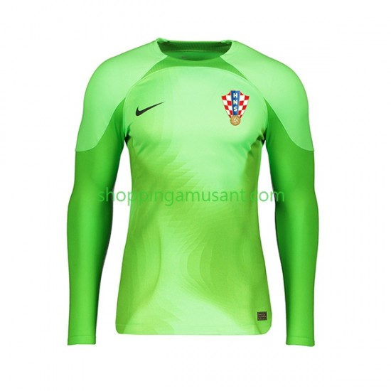 Maillot de Foot Croatie Gardien Homme Extérieur Coupe du Monde 2022 Manche Longue