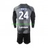Maillot de Foot Inter Milan Andre Onana 24 Gardien Enfant Domicile 2022-2023 Manche Longue