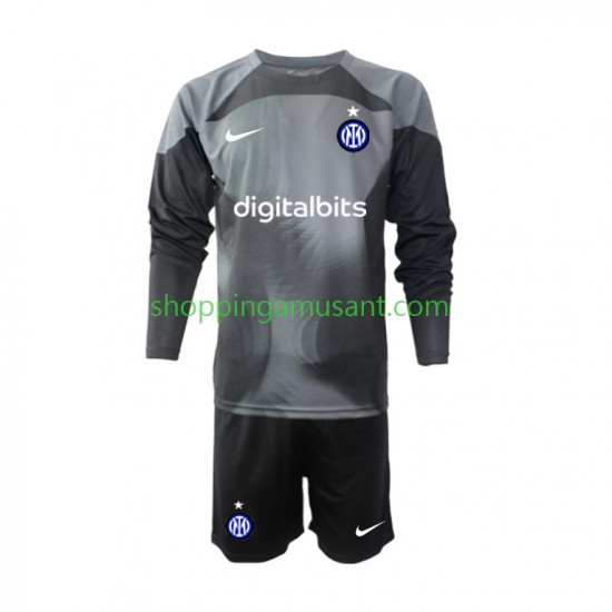 Maillot de Foot Inter Milan Gardien Enfant Domicile 2022-2023 Manche Longue