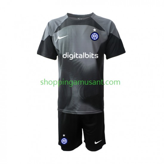 Maillot de Foot Inter Milan Gardien Enfant Domicile 2022-2023 Manche Courte