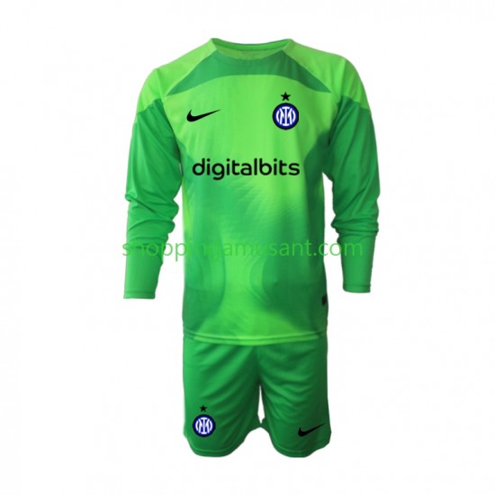 Maillot de Foot Inter Milan Gardien Enfant Neutre 2022-2023 Manche Longue