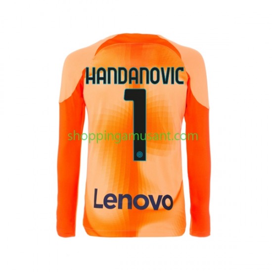 Maillot de Foot Inter Milan Samir Handanovic 1 Gardien Homme 4ème 2022-2023 Manche Longue