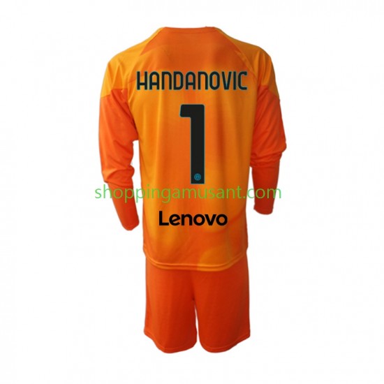 Maillot de Foot Inter Milan Samir Handanovic 1 Gardien Enfant 4ème 2022-2023 Manche Longue