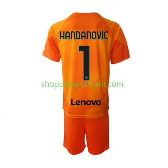 Maillot de Foot Inter Milan Samir Handanovic 1 Gardien Enfant 4ème 2022-2023 Manche Courte