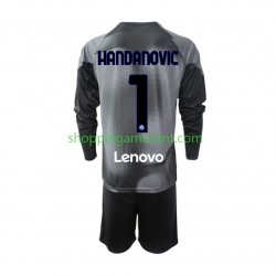 Maillot de Foot Inter Milan Samir Handanovic 1 Gardien Enfant Domicile 2022-2023 Manche Longue
