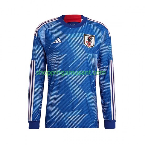 Maillot de Foot Japon Homme Domicile Coupe du Monde 2022 Manche Longue