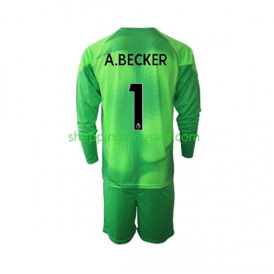Maillot de Foot Liverpool A.Becker 1 Gardien Enfant Neutre 2022-2023 Manche Longue