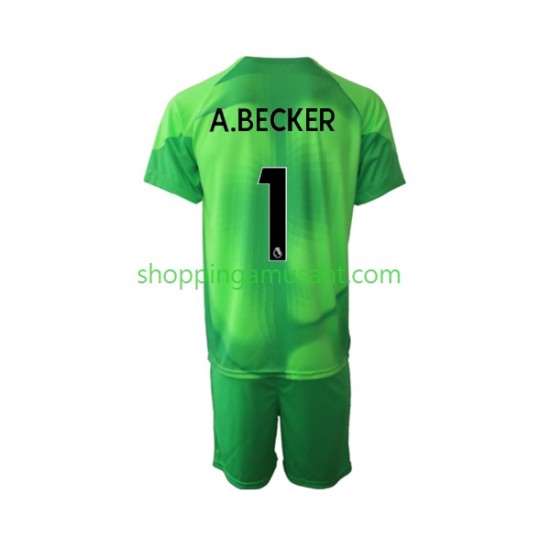Maillot de Foot Liverpool A.Becker 1 Gardien Enfant Neutre 2022-2023 Manche Courte