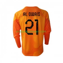 Maillot de Foot Arabie saoudite Mohammed Al-Owais 21 Gardien Homme Extérieur Coupe du Monde 2022 Manche Longue