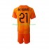 Maillot de Foot Arabie saoudite Mohammed Al-Owais 21 Gardien Enfant Extérieur Coupe du Monde 2022 Manche Courte