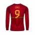 Maillot de Foot Espagne Gavi 9 Homme Domicile Coupe du Monde 2022 Manche Longue