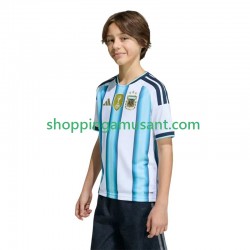 Maillot de Foot Argentine Enfant Domicile Coupe du Monde 2026 Manche Courte