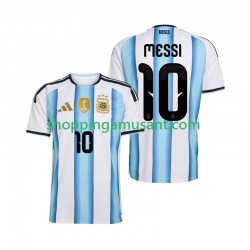 Maillot de Foot Argentine Lionel Messi 10 Homme Domicile Coupe du Monde 2026 Manche Courte