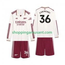 Maillot de Foot Arsenal Zubimendi 36 Enfant Neutre 2025-2026 Manche Longue