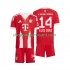 Maillot de Foot Bayern Munich Luis Diaz 14 Enfant Domicile 2025-2026 Manche Courte