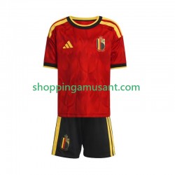 Maillot de Foot Belgique Enfant Domicile Coupe du Monde 2026 Manche Courte