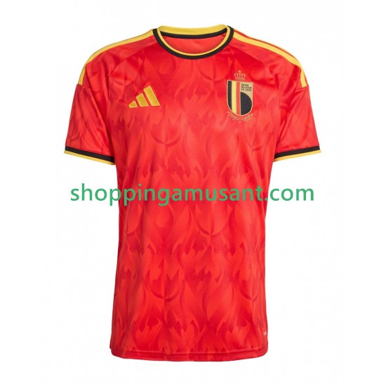 Maillot de Foot Belgique Homme Domicile Coupe du Monde 2026 Manche Courte