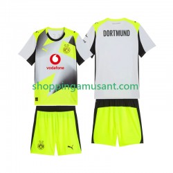 Maillot de Foot Borussia Dortmund Enfant Extérieur 2025-2026 Manche Courte