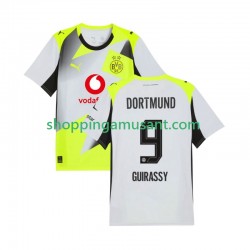 Maillot de Foot Borussia Dortmund Serhou Guirassy 9 Homme Extérieur 2025-2026 Manche Courte