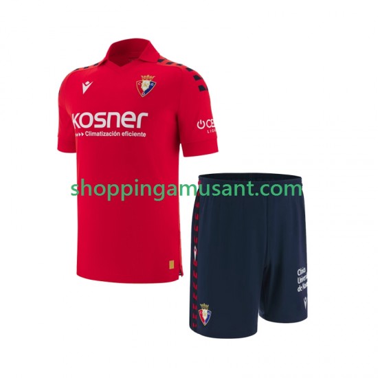 Maillot de Foot CA Osasuna Enfant Domicile 2025-2026 Manche Courte