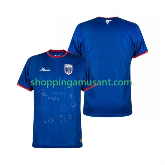 Maillot de Foot Cape Verde Homme Domicile 2024-2025 Manche Courte