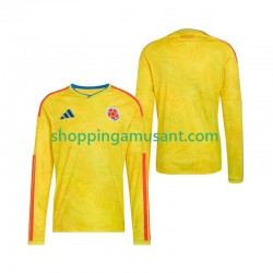 Maillot de Foot Colombie Homme Domicile Coupe du Monde 2026 Manche Longue
