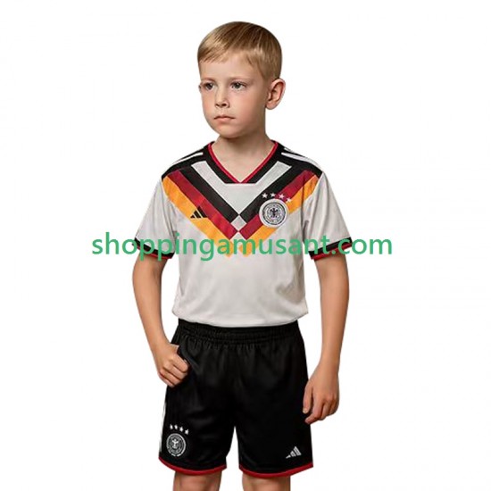 Maillot de Foot Allemagne Enfant Domicile Coupe du Monde 2026 Manche Courte