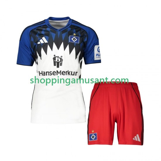 Maillot de Foot Hamburger SV Enfant Domicile 2025-2026 Manche Courte