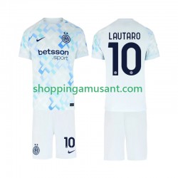 Maillot de Foot Inter Milan Lautaro Martinez 10 Enfant Extérieur 2025-2026 Manche Courte