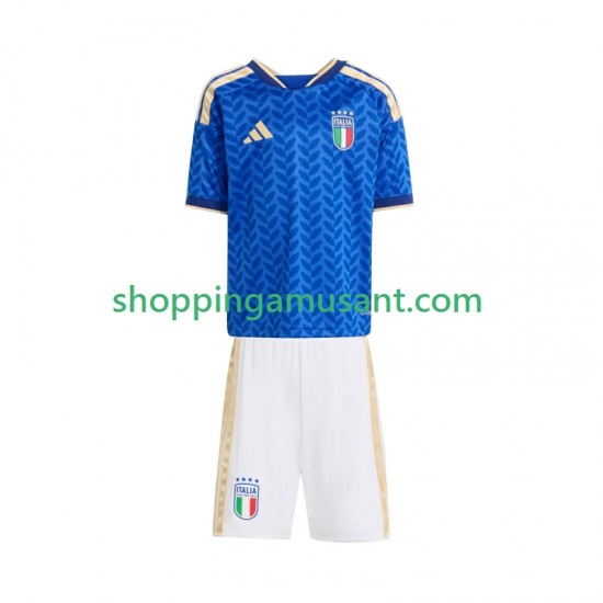 Maillot de Foot Italie Enfant Domicile Coupe du Monde 2026 Manche Courte