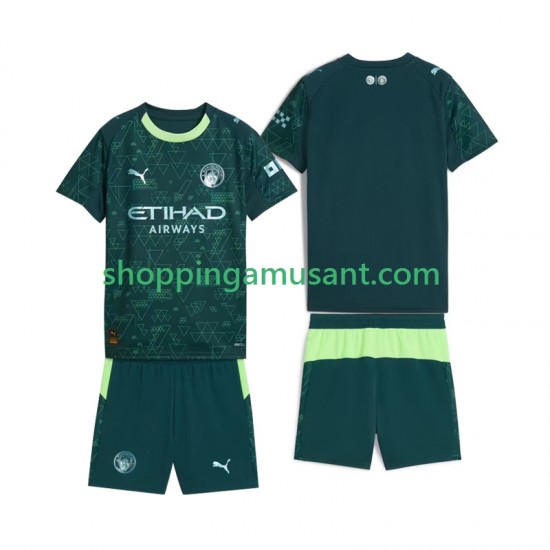 Maillot de Foot Manchester City Enfant 4ème 2025-2026 Manche Courte