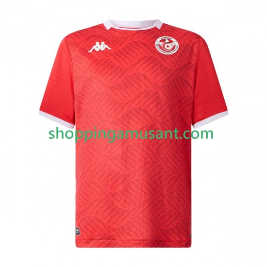 Maillot de Foot Tunisie Homme Domicile 2025 Manche Courte