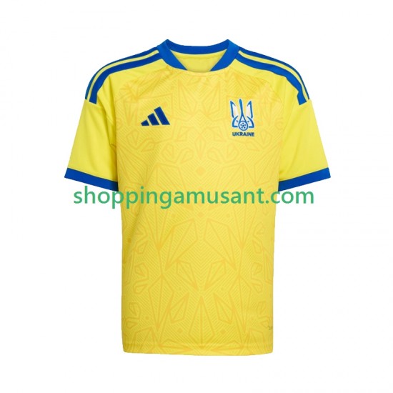 Maillot de Foot Ukraine Enfant Domicile Coupe du Monde 2026 Manche Courte