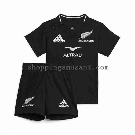 Maillot Rugby ALL BLACKS Enfant Domicile 2023 Manche Courte