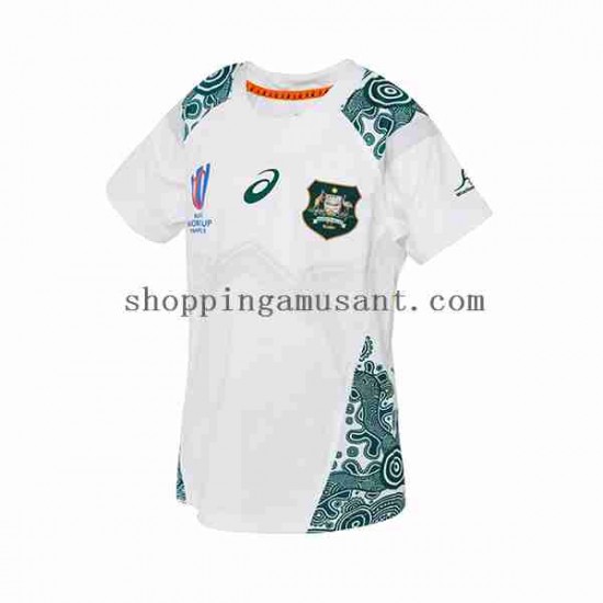 Maillot Rugby Australie Homme Extérieur RWC 2023 Manche Courte