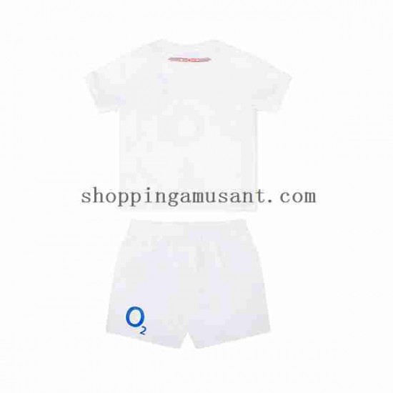 Maillot Rugby Angleterre Enfant Domicile 2024 Manche Courte