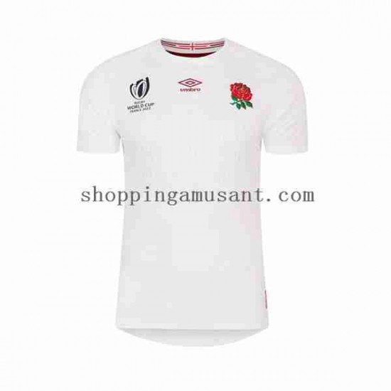 Maillot Rugby Angleterre Homme Domicile RWC 2023 Manche Courte