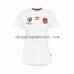 Maillot Rugby Angleterre Féminine Domicile RWC 2023 Manche Courte