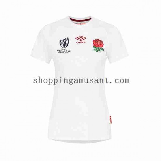 Maillot Rugby Angleterre Féminine Domicile RWC 2023 Manche Courte