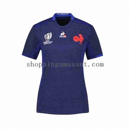 Maillot Rugby France Féminine Domicile RWC 2023 Manche Courte