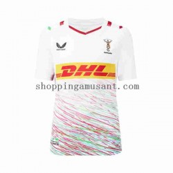 Maillot Rugby Harlequins Homme Extérieur 2024 Manche Courte