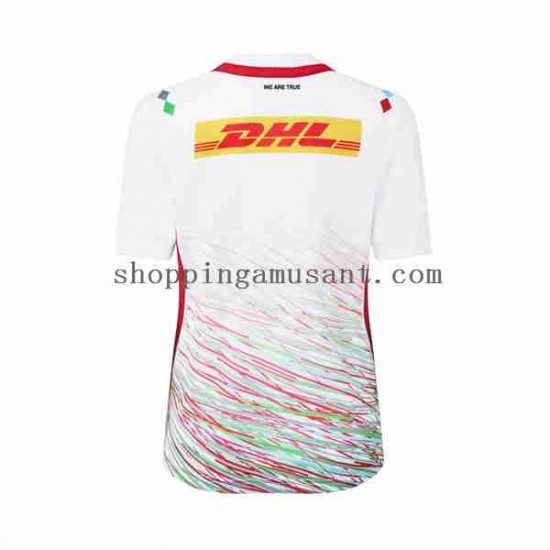 Maillot Rugby Harlequins Homme Extérieur 2024 Manche Courte