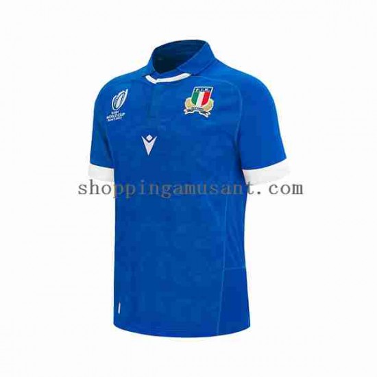Maillot Rugby Italie Homme Domicile RWC 2023 Manche Courte